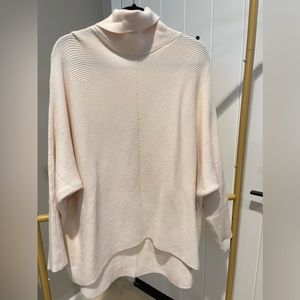 Cream oversized sweater/poncho